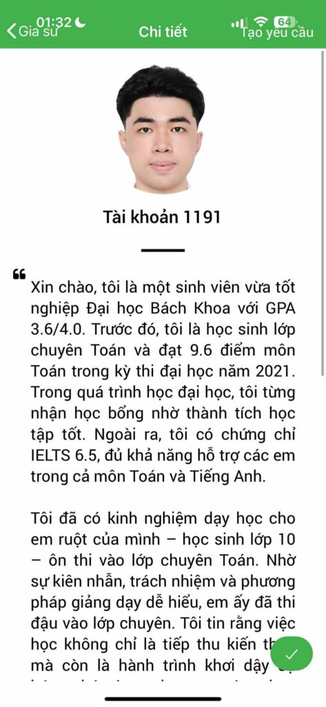Gia sư Toán THCS 11