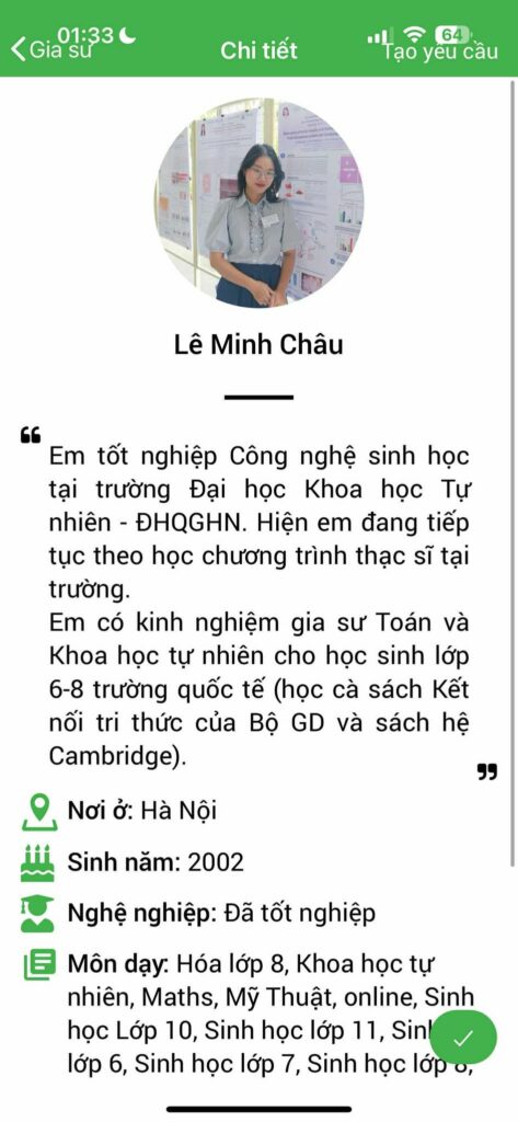 Gia sư Toán THCS 13