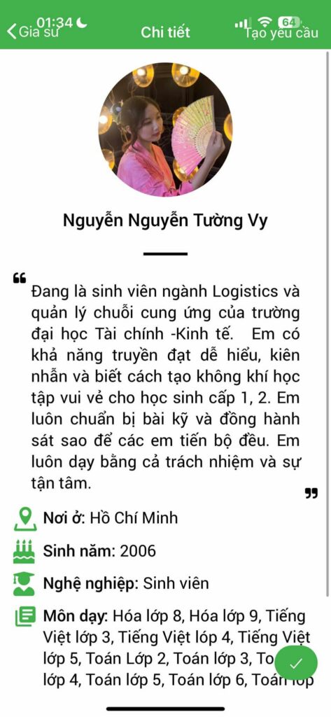 Gia sư Toán THCS 16