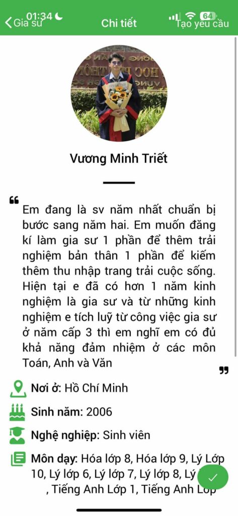 Gia sư Toán THCS 18