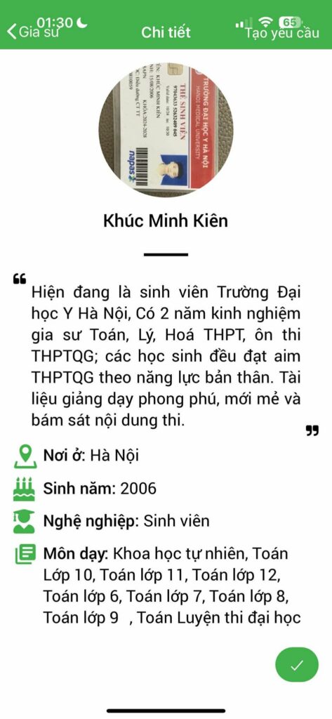 Gia sư Toán THCS 2