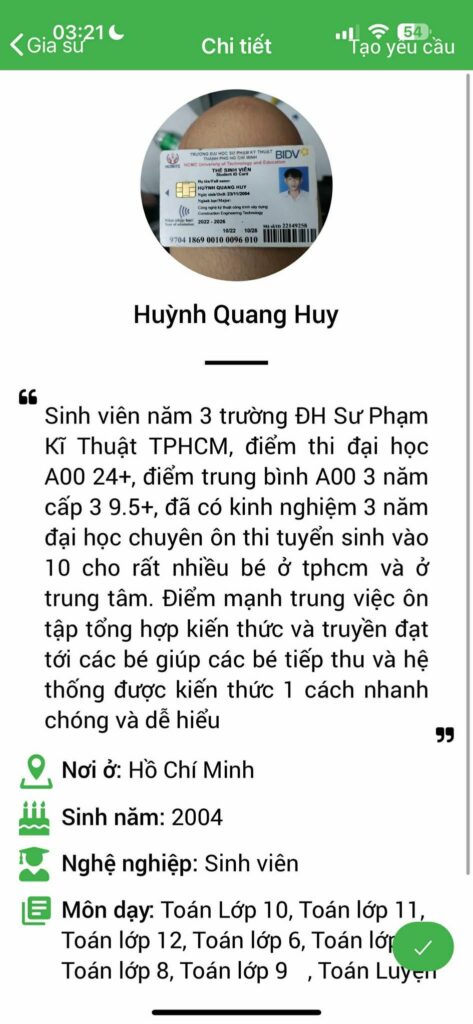 Gia sư Toán THPT 15
