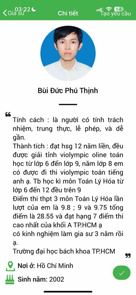 Gia sư Toán THPT 18