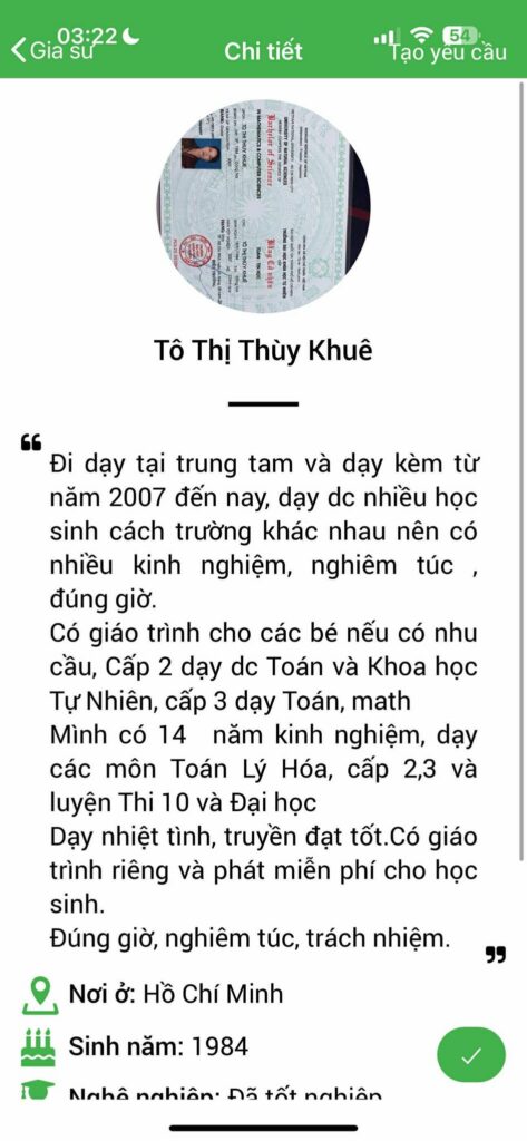 Gia sư Toán THPT 20