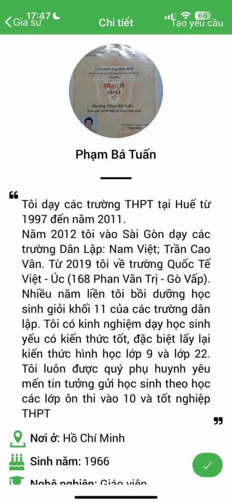 Gia sư Toán THPT 31