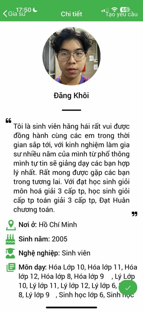 Gia sư Toán THPT 36