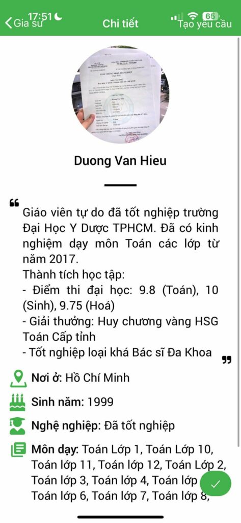 Gia sư Toán THPT 37