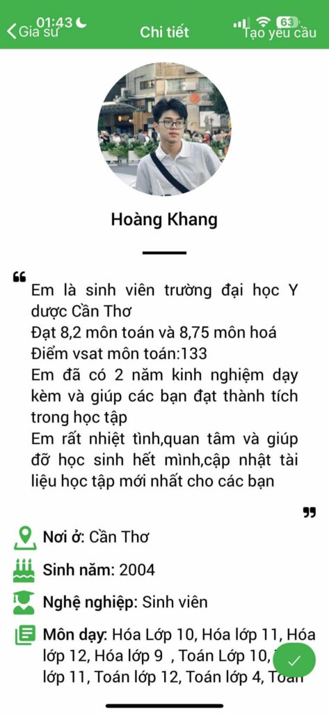 Gia sư Toán THPT 4