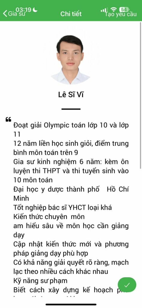 Gia sư Toán THPT 8