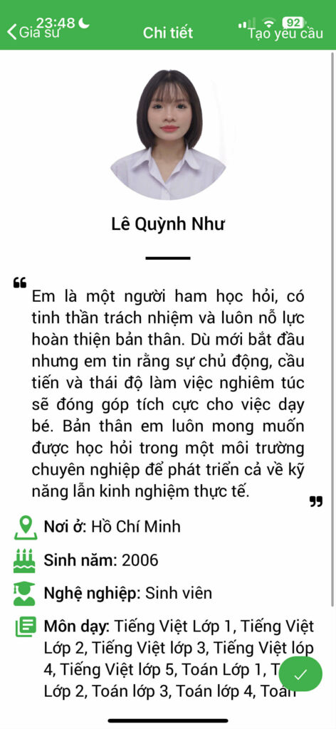 Gia sư Toán Tiểu học 12