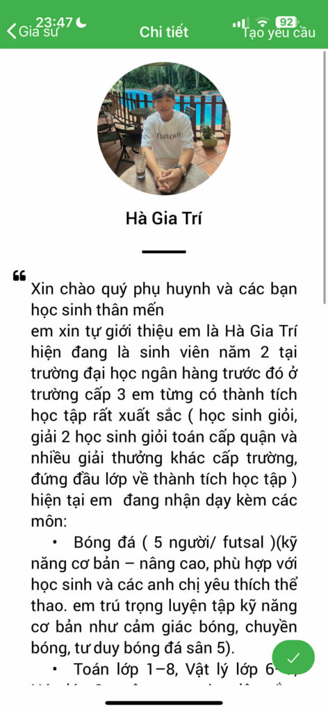 Gia sư Toán Tiểu học 9