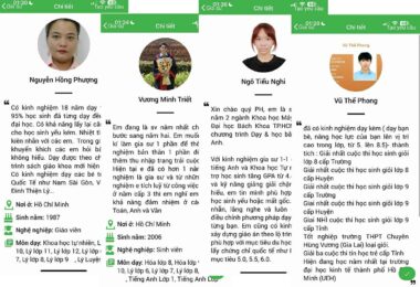 Gia sư dạy môn Toán lớp 8 tại nhà