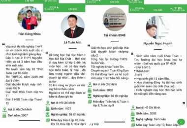 Gia sư dạy môn Toán cấp 2 tại nhà