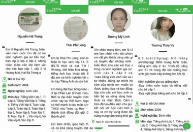 Gia sư dạy môn Toán cấp 1 tại nhà
