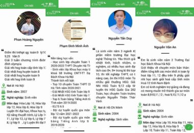 Gia sư kèm môn Toán tại nhà học viên