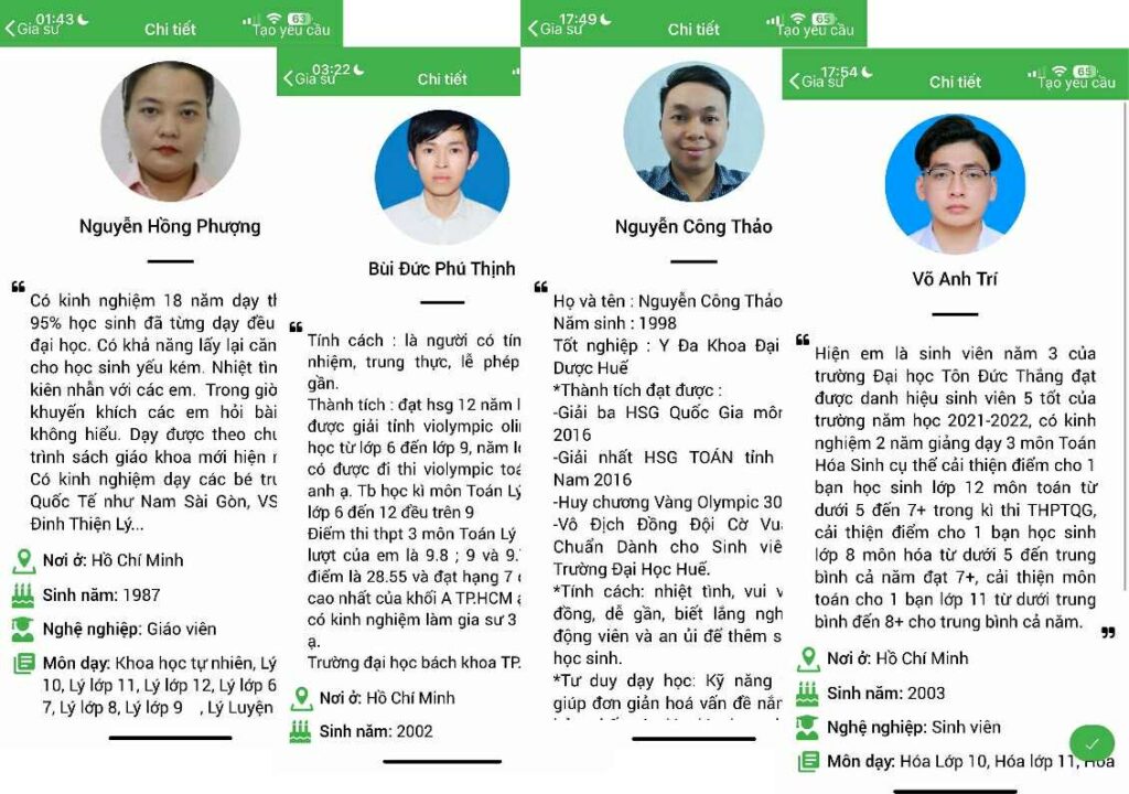 Gia sư dạy môn Toán tại nhà học sinh