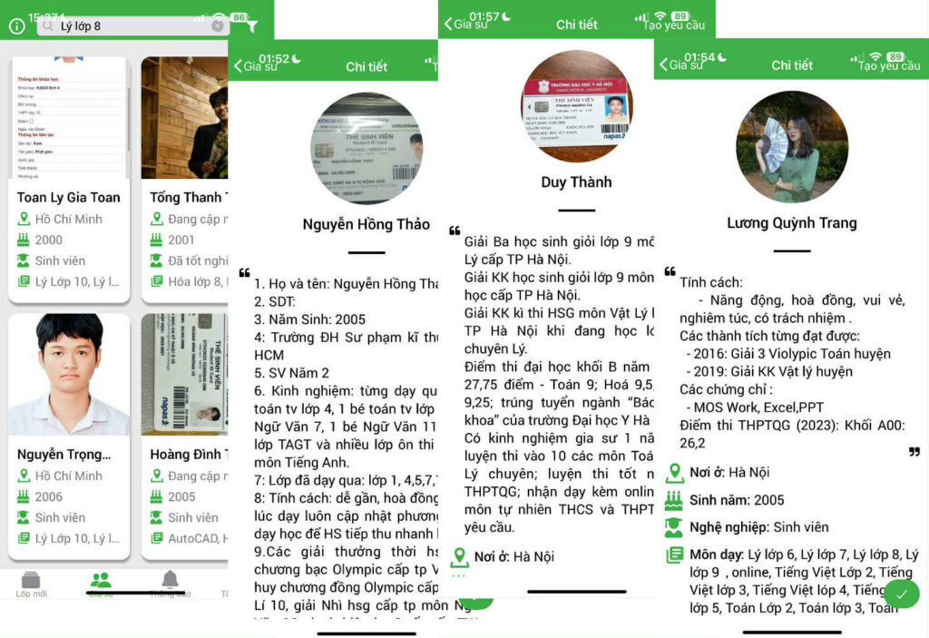 Gia sư dạy môn Lý tại nhà